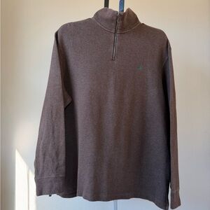 Polo Ralph Lauren Brown Zip-Up Sweater